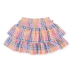 Goldie + Ace - Goldie+Ace x Smallable Exclusive - Gingham Ruffled Skirt | Pink