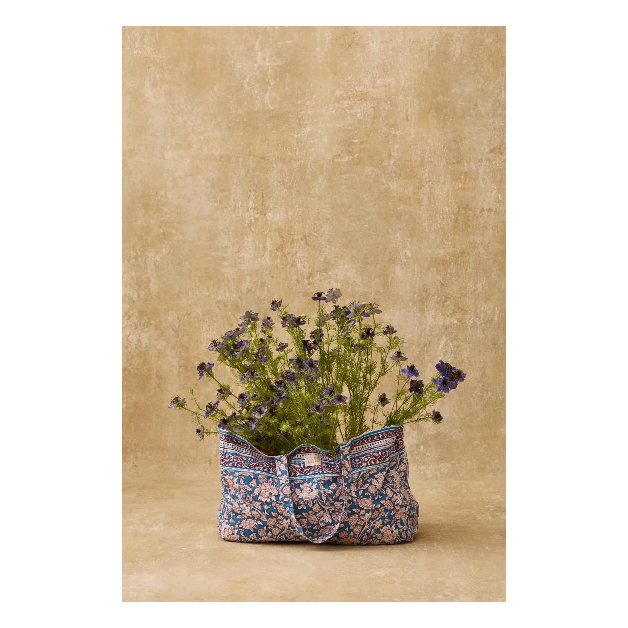 Louise Misha - Beverly Baumwoll-Tote-Bag | Hellblau
