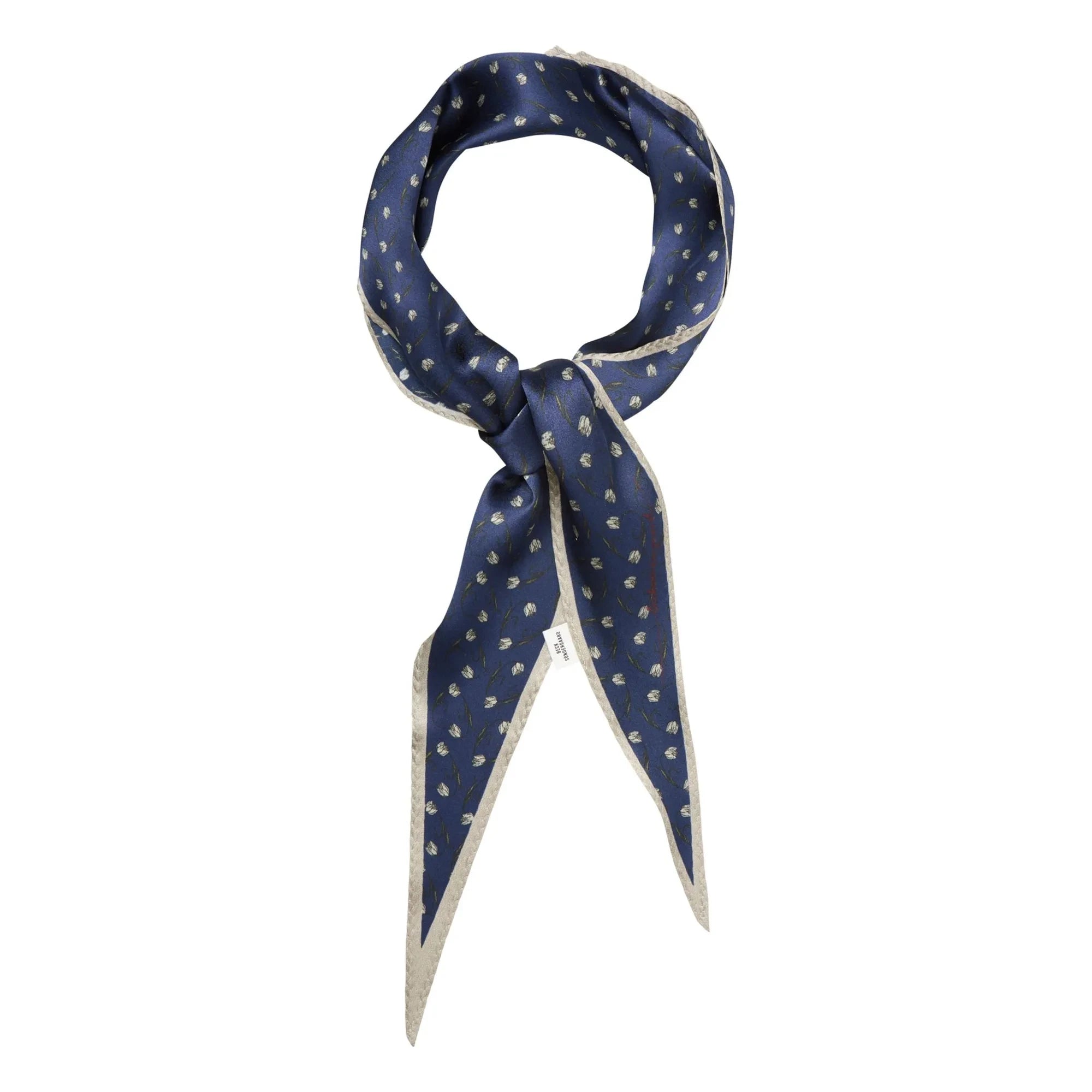 Becksöndergaard - Hearta Tulip Diamond Schal | Marineblau