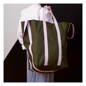 La cerise sur le gâteau - Maxi Poppins tote çantası | Koyu yeşil