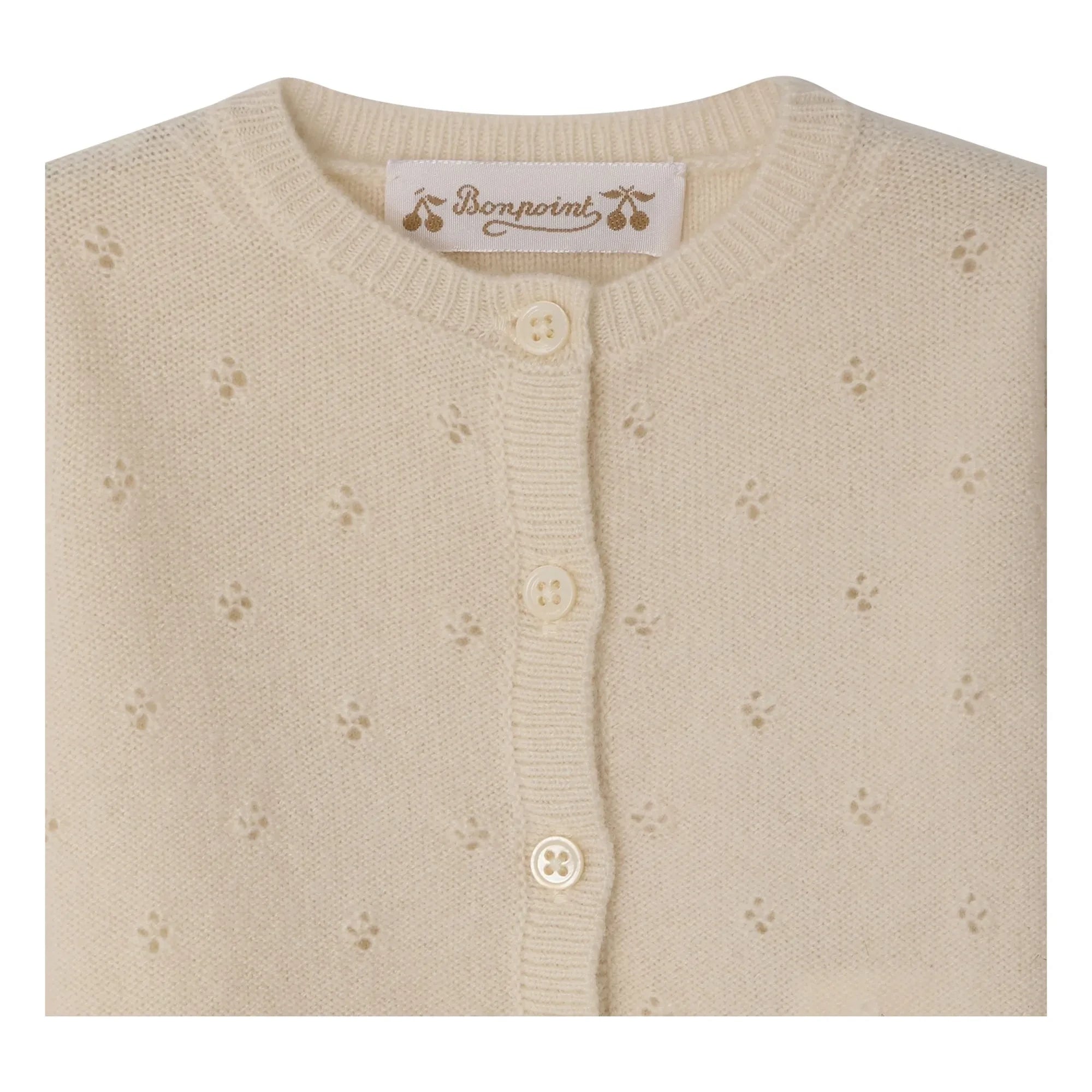Bonpoint - Laelia Cashmere Cardigan | Beige