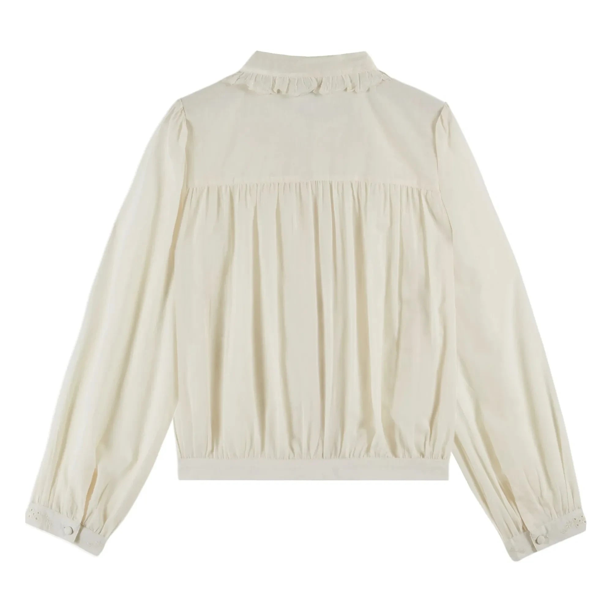 Emile et Ida - Bestickte Bluse Charline | Creme