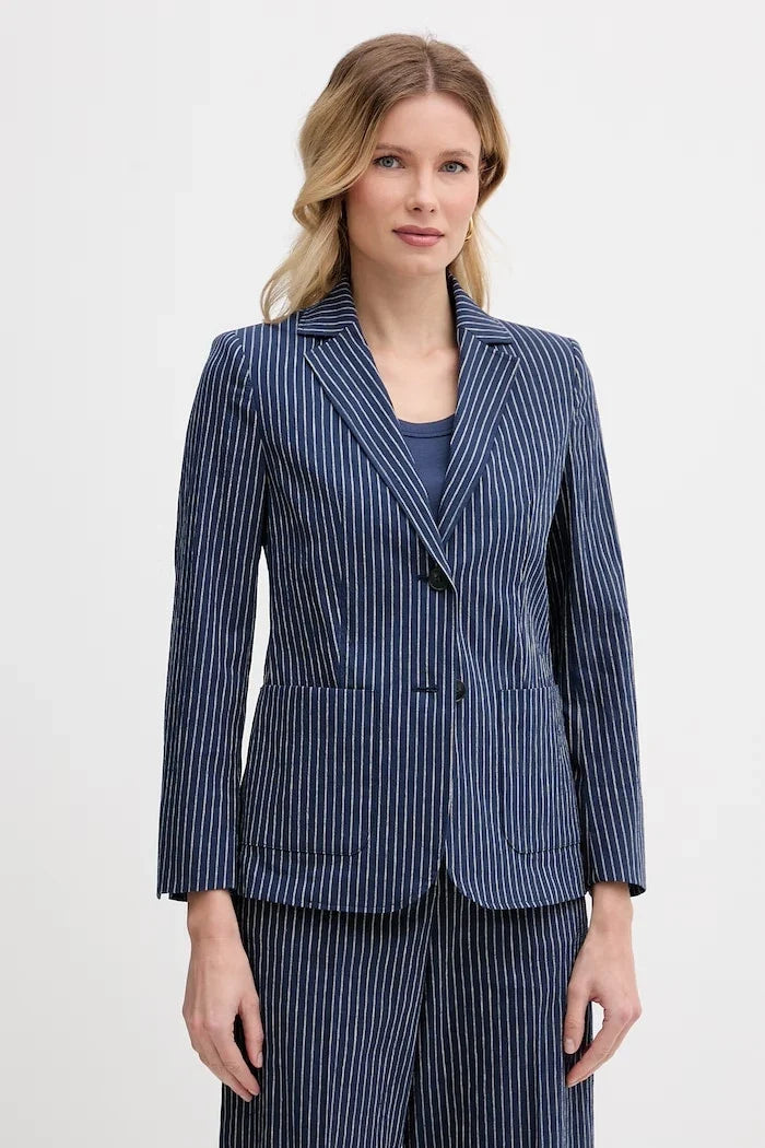 Weekend Max Mara tek düğmeli kadın ceket pamuklu ALETTA