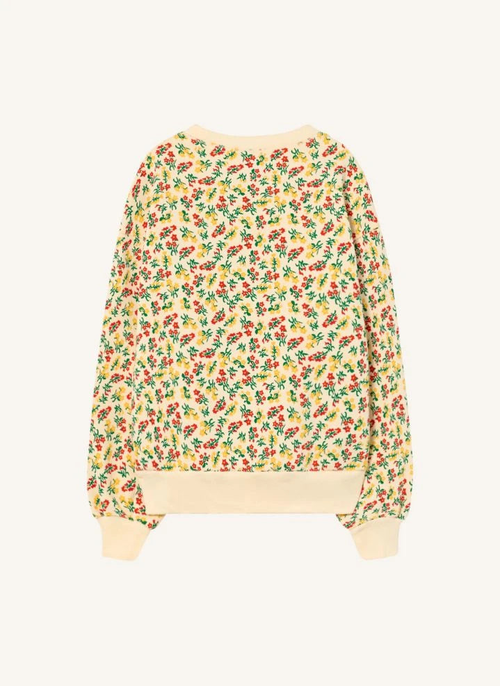 The Animals Observatory - Çiçekli Sweatshirt | Ecru