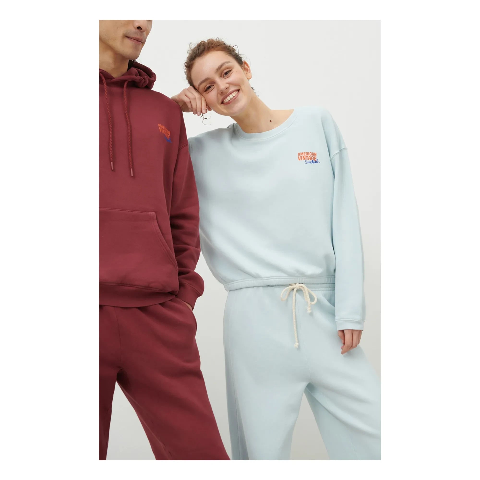 American Vintage - American Vintage X Smallable Collaboration - Izubird Jogger | Light Blue