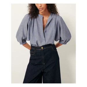 Sessùn - Bluse A-Linie | Blau