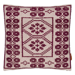House of Capricorn - Inês nakışlı yastık | Bordo