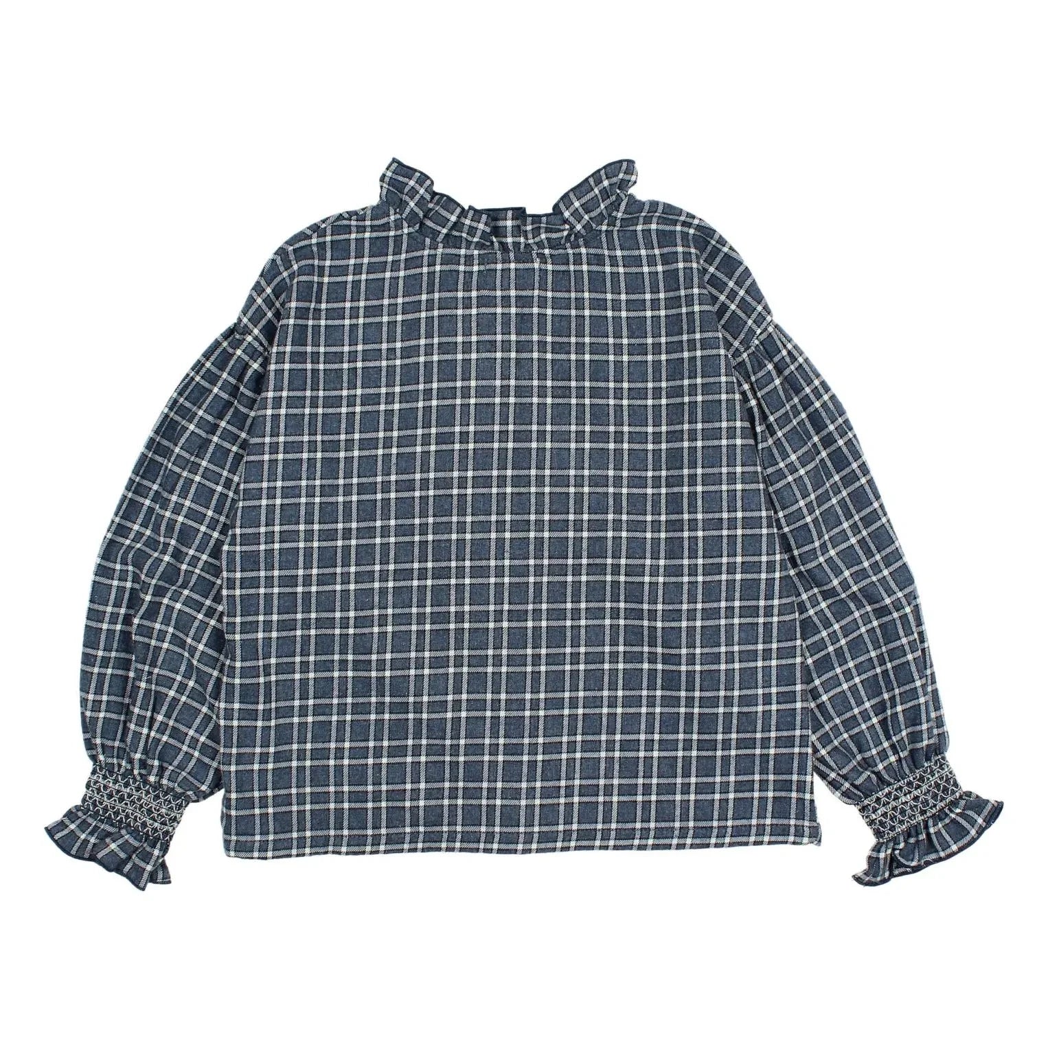 Búho - Tartan bluz | Lacivert