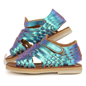 Mapache - Sandalita Mermaid Metallic Sandaletler | Turkuaz
