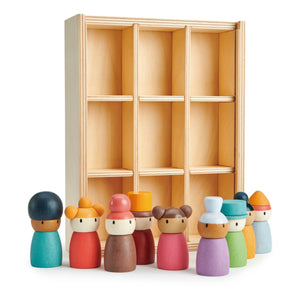 Tender Leaf Toys - Happy Folk Hotel und Holzfiguren