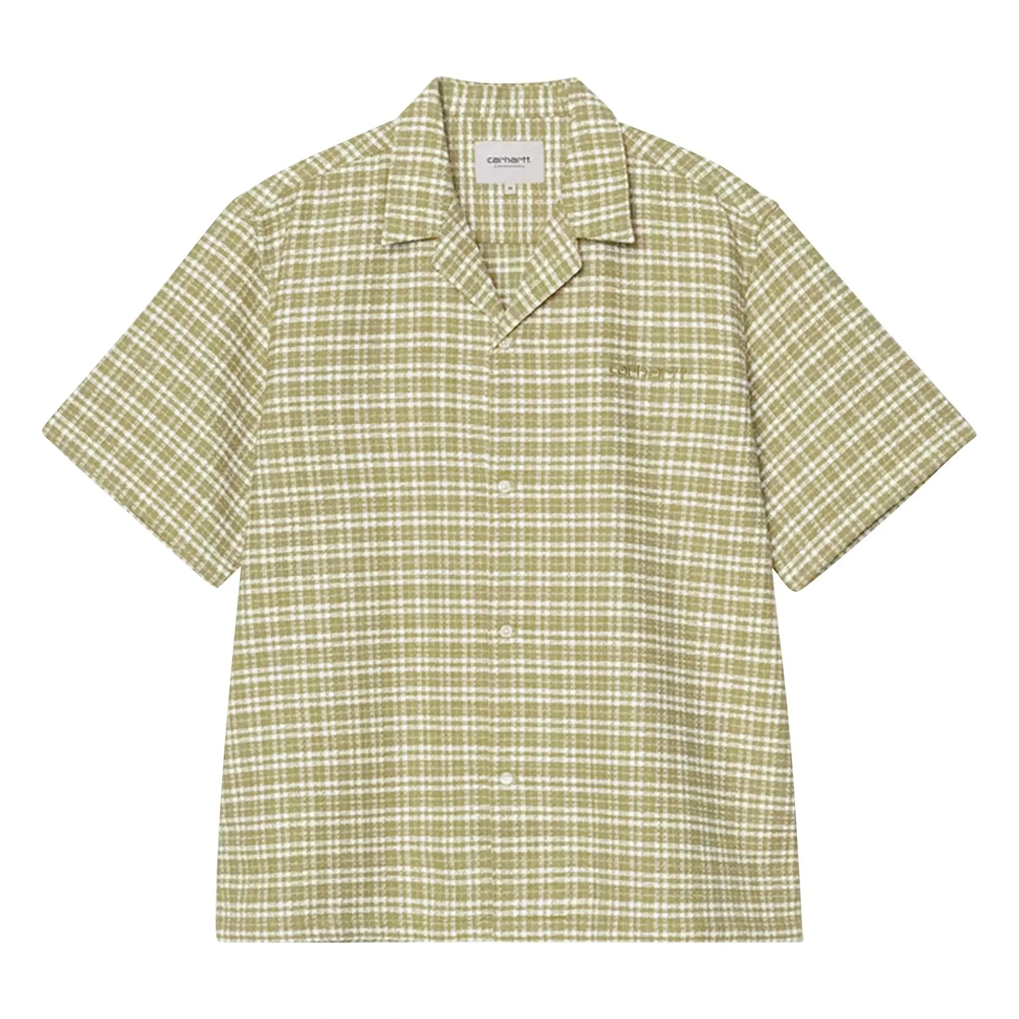Carhartt WIP - Carreaux S/S Kander Gömlek | Sarı yeşil