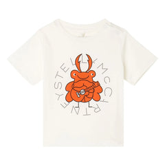 Stella McCartney Kids - T-Shirt mit Insektenprint aus Bio-Baumwolle | Elfenbein