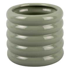Present Time - Bobby Ceramic Flower Pot | Verdigris