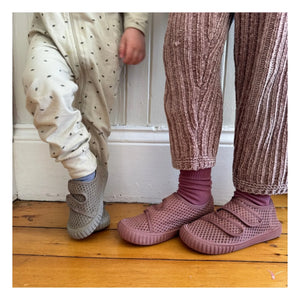 Grech & Co - Scratch Play Recycled Fiber Sneakers | Powder Pink