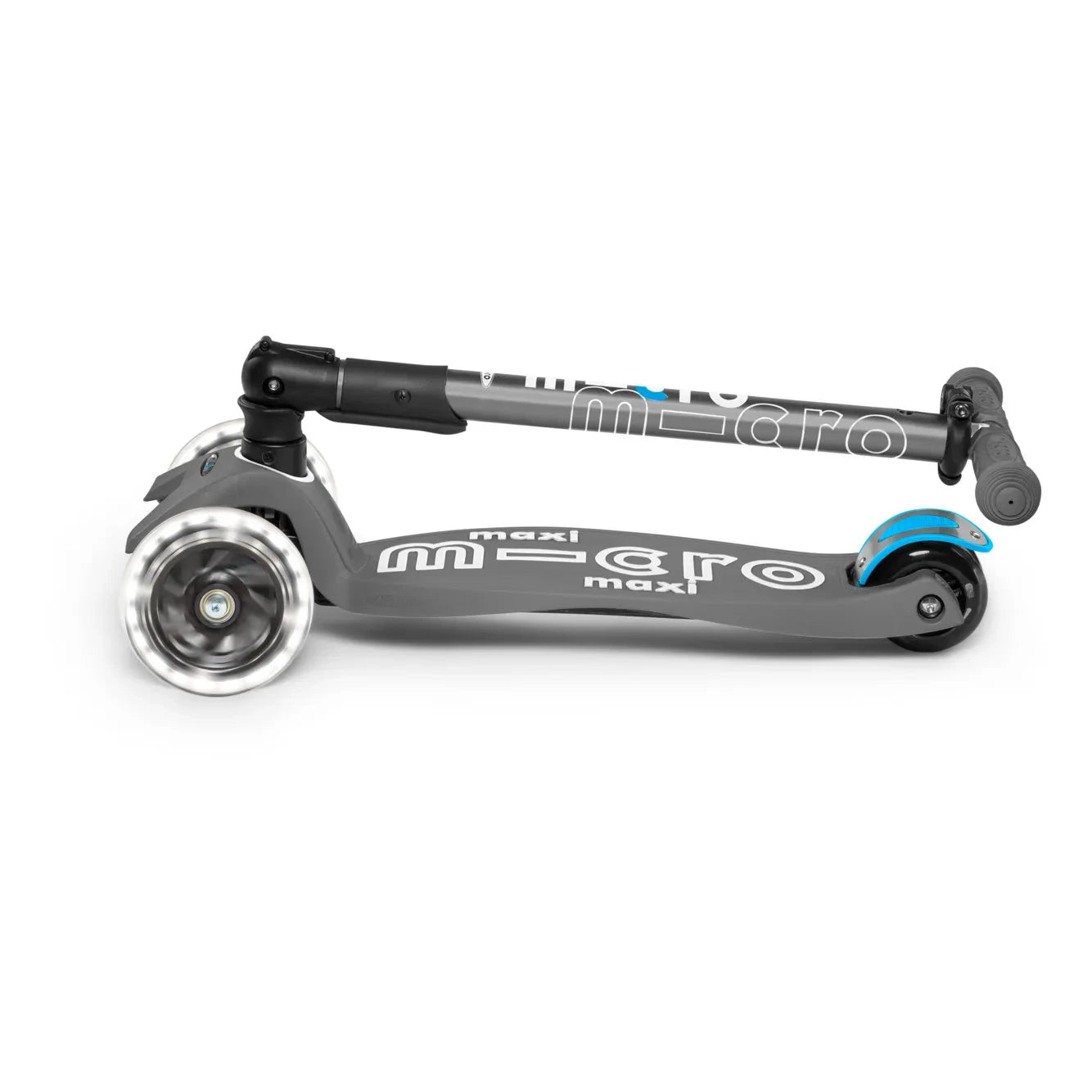 Micro - Maxi Faltbarer LED Scooter | Grau