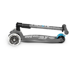 Micro - Maxi Faltbarer LED Scooter | Grau