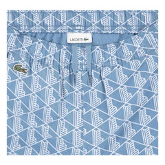 Lacoste - Monogramlı Geri Dönüştürülmüş Elyaf Ceket ve Jogger Seti | Açık Mavi