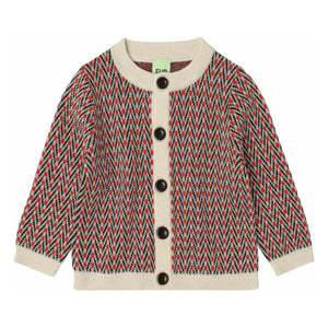 FUB - Ecru Merinos Yün Chevron Hırka
