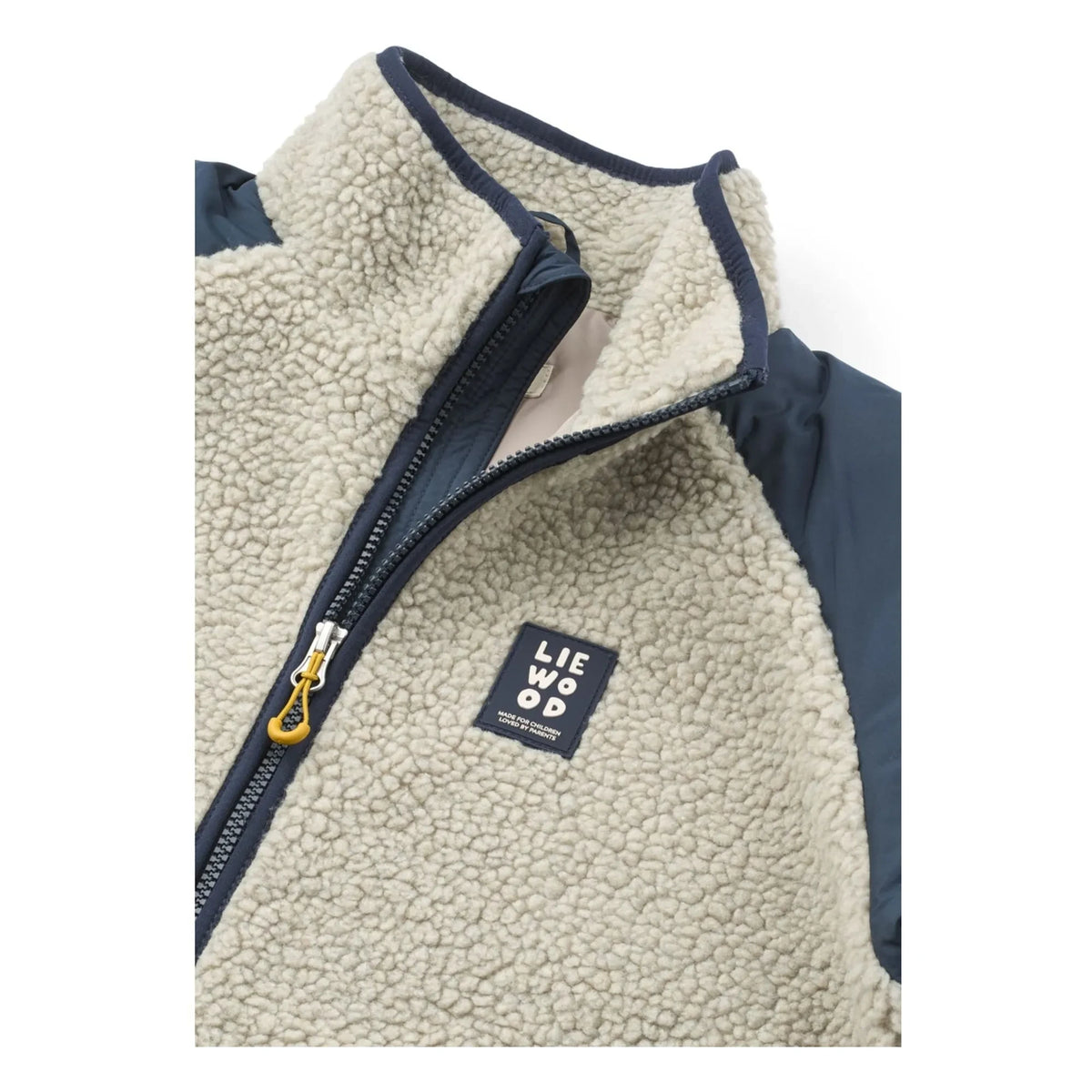 Liewood - Runa Sherpa-Jacke aus recycelten Fasern - Damenkollektion | Marineblau