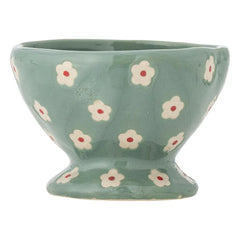Bloomingville - Çiçek Desenli Stoneware Kase Nini | Mavi