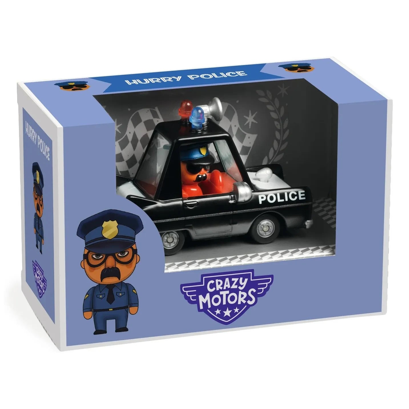 Djeco - Crazy Motors - Acele Polis Arabası