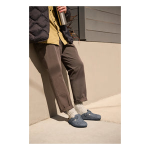 BIRKENSTOCK - Boston Standart Kalıp Terlikler - Yetişkin Koleksiyonu | Kömür grisi