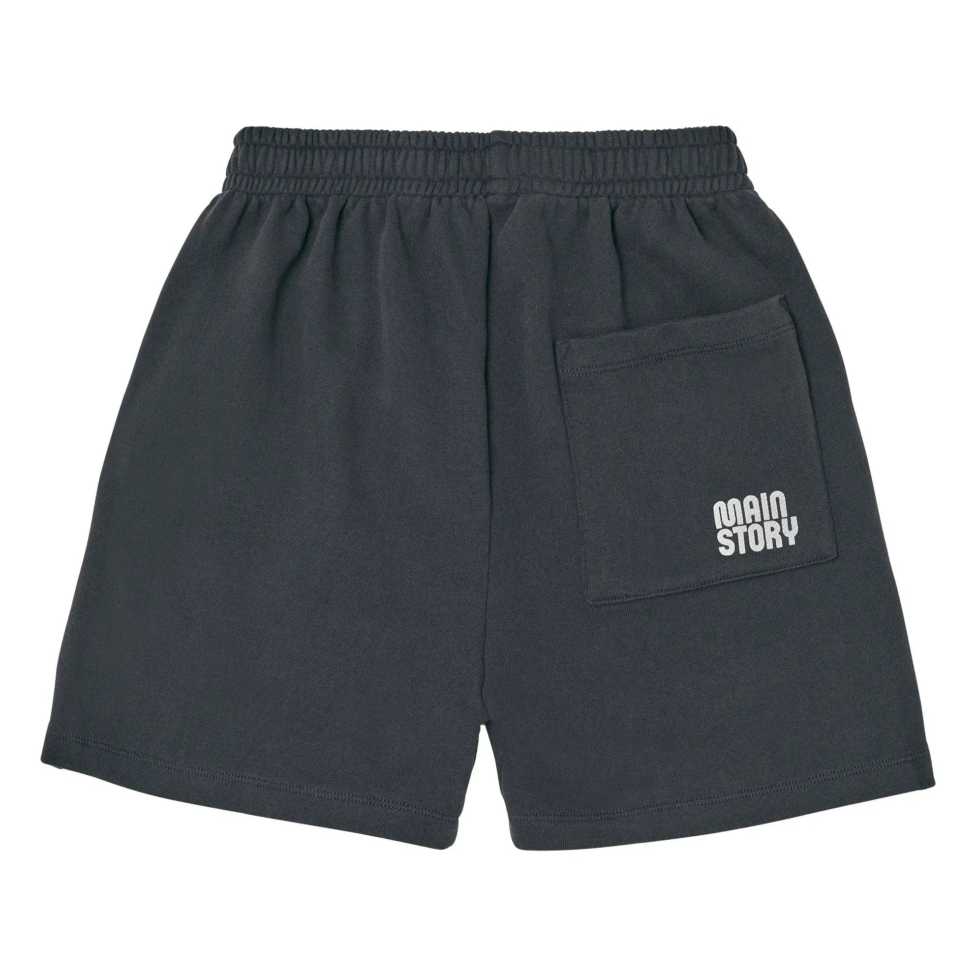 Main Story - Organik Pamuk Jogger Şort | Siyah