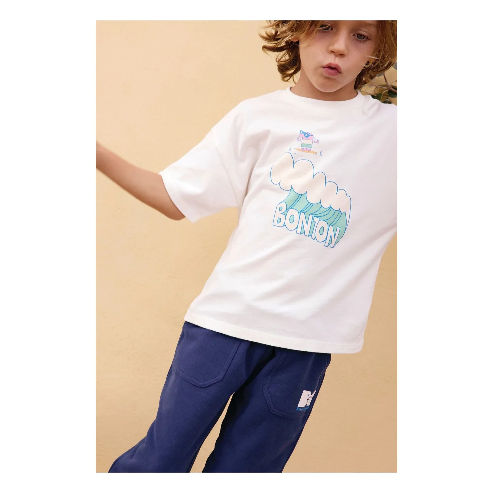 Bonton - Livo Wave T-Shirt | Ecru