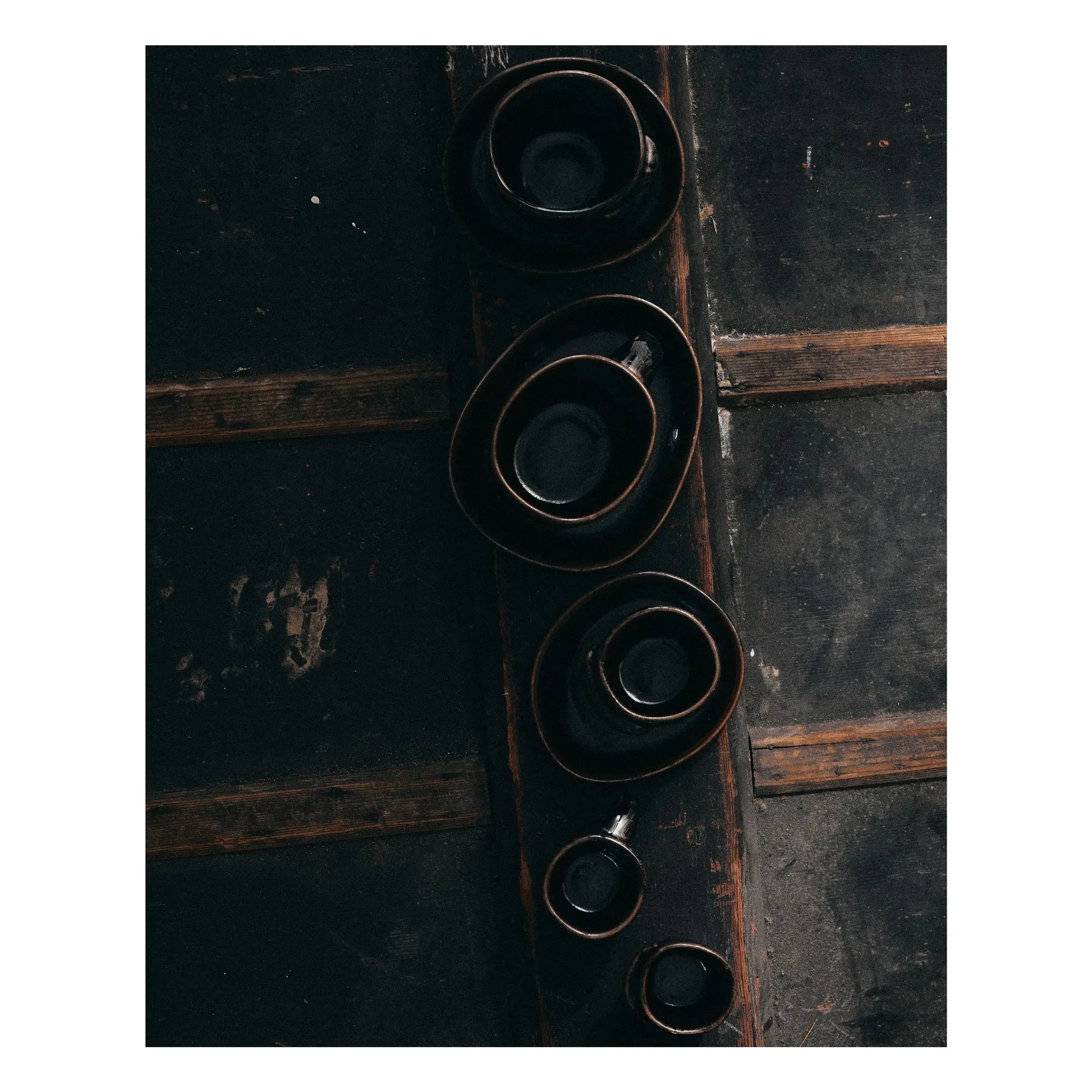 Serax - Out of Lines Kâseler, Uncharted - 2'li Set | Kahverengi