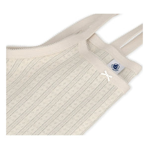 Petit Bateau - Ribbed Tank Top | Ecru