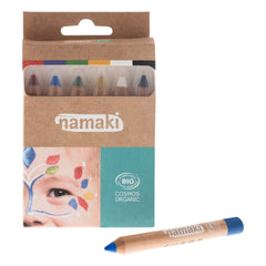 Namaki - Gökkuşağı Yüz Boya Kalemleri - 6'lı Set
