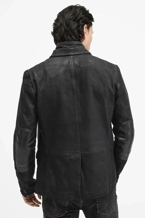 AllSaints SURVEY LTHR BLAZER Deri Ceket