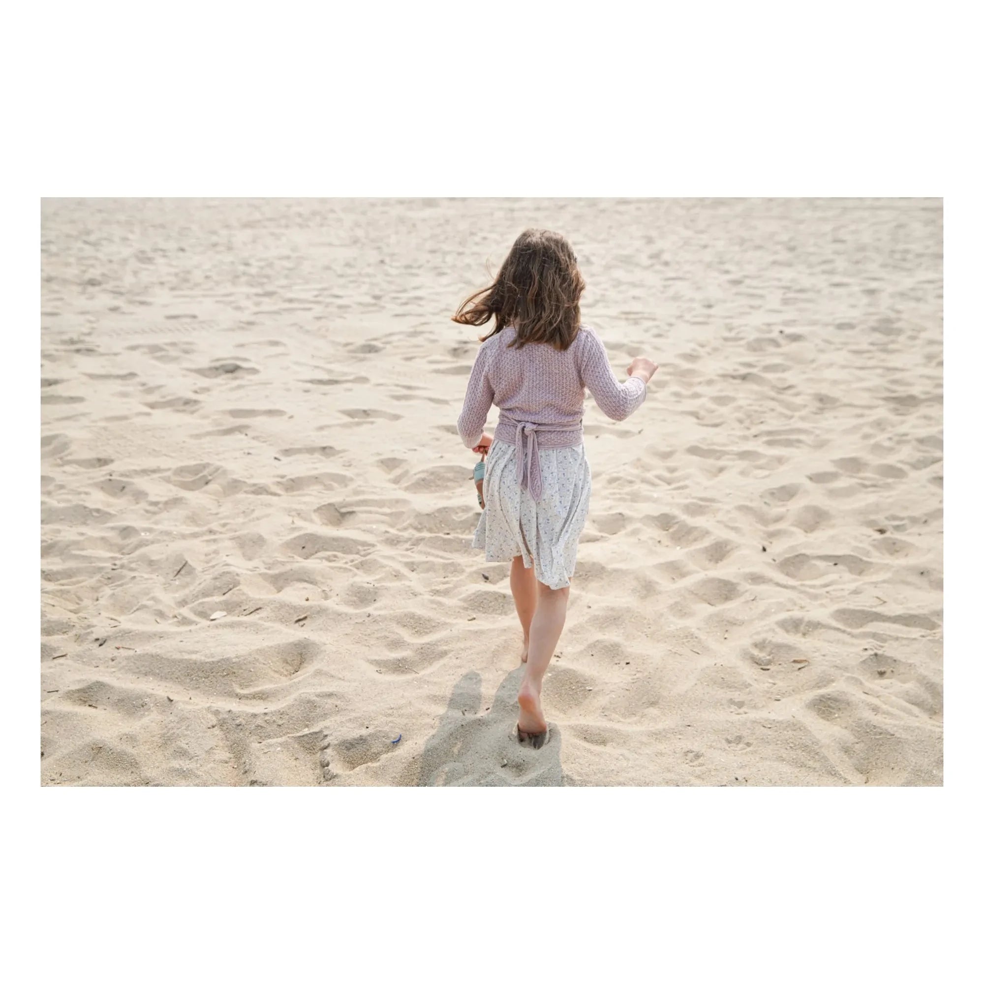 Thrush Plum - Loop Fleurie Organik Pamuk Elbis | Ekru