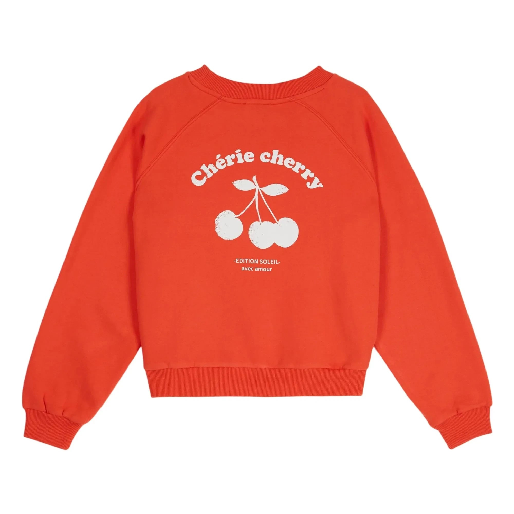 Emile et Ida - Kiraz organik pamuklu sweatshirt | Poppy