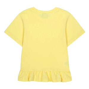 Jelly Mallow - 2'si 1 Arada Çıkarılabilir Tank Top Muz Tişört | Sarı