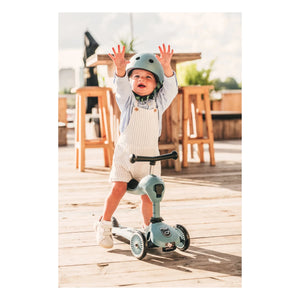 Scoot & Ride - Kask | Gri mavi