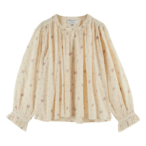 Emile et Ida - Dounia Bio-Baumwollbluse | Creme
