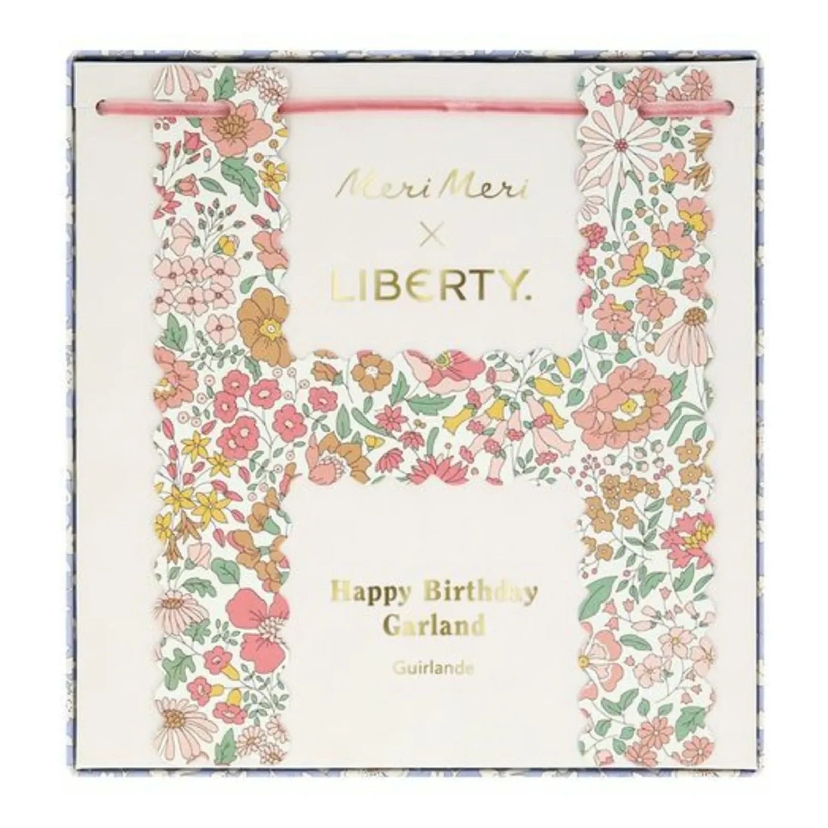 Meri Meri - Happy Birthday Banners - Meri Meri x Liberty