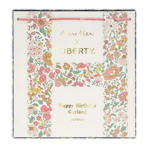 Meri Meri - Happy Birthday Banners - Meri Meri x Liberty