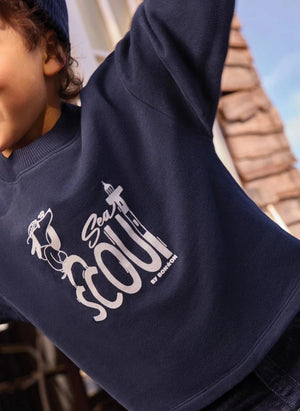 Bonton - Laurel Sea Sweatshirt | Marineblau