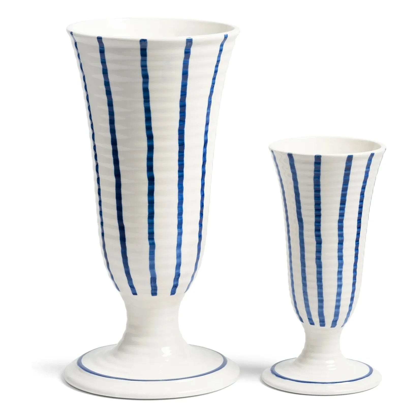 &Klevering - Anouk Lilium Porzellanvase | Blau