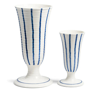 &Klevering - Anouk Lilium Porzellanvase | Blau