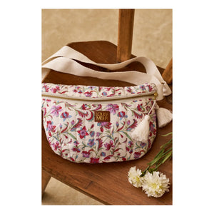 Louise Misha - Gürteltasche Gaby Baumwolle | Weiß