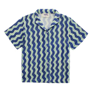 Maison Mangostan – Gewelltes Hemd | Blau