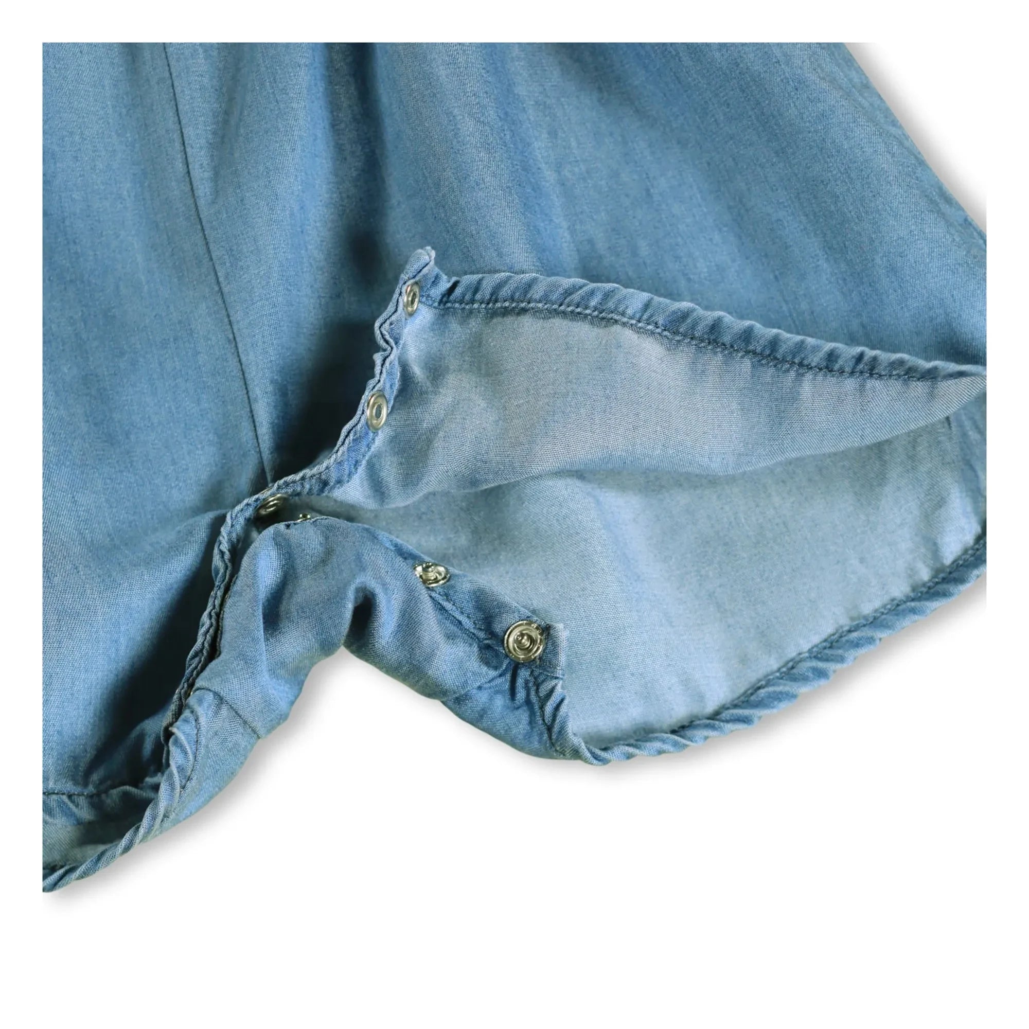 Molo - Fernanda Denim Fırfırlı Tulum | Mavi