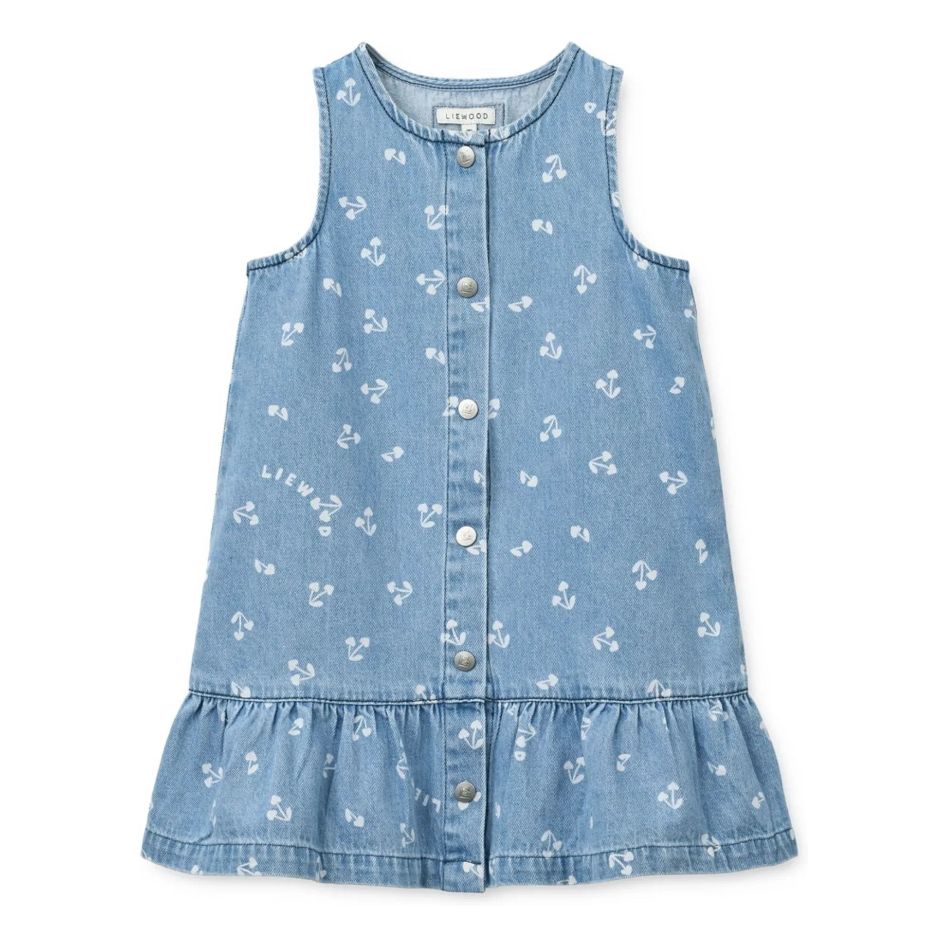 Liewood - Sybilla Cerises Denim Elbise | Mavi