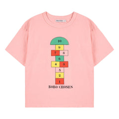 Bobo Choses - Marelle organik pamuklu Tişört | Pembe