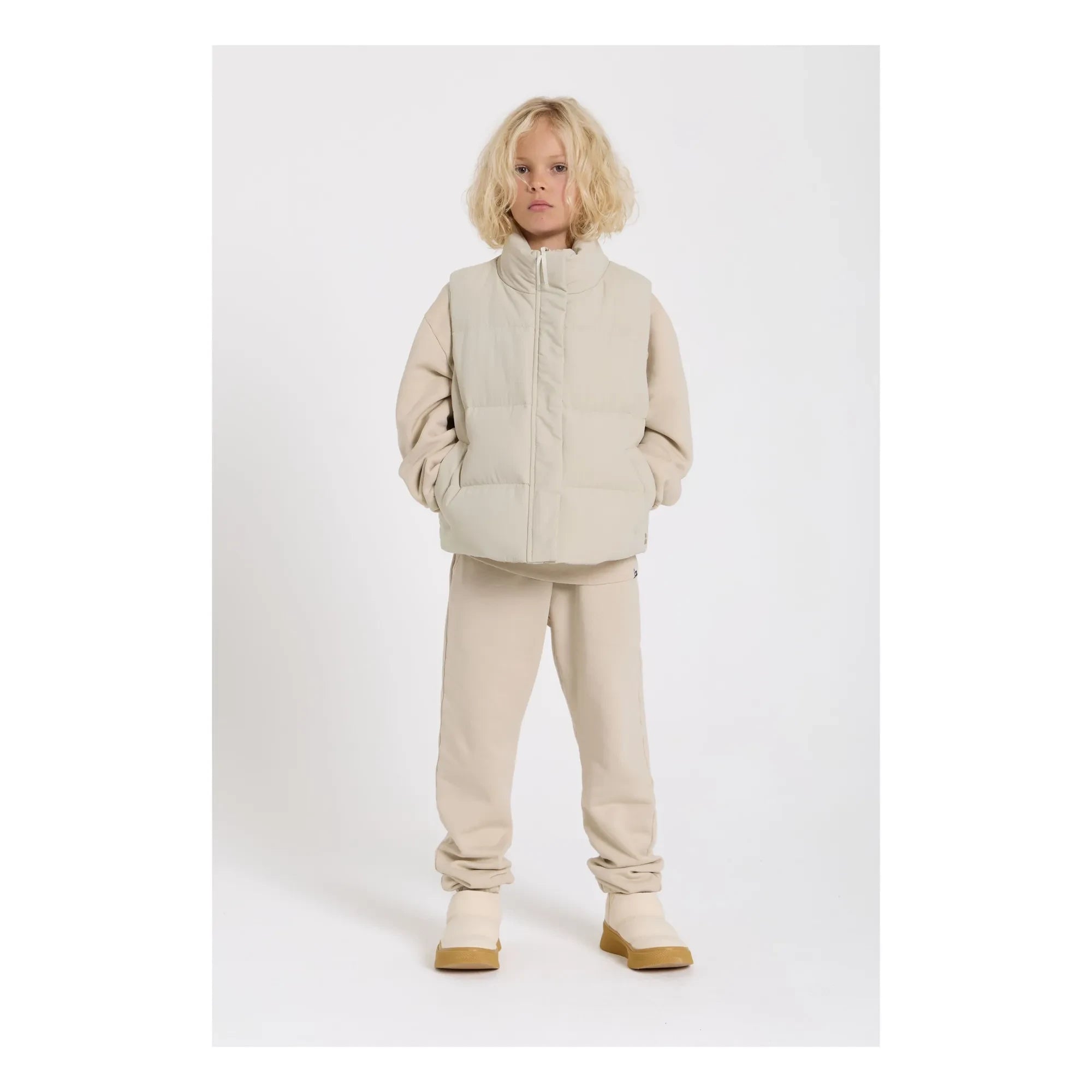 Hundred Pieces - Jogger Run Bio-Baumwolle | Natur