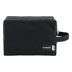rivedroite - Charonne Canvas Toiletry Bag Recycled Fibers | Black