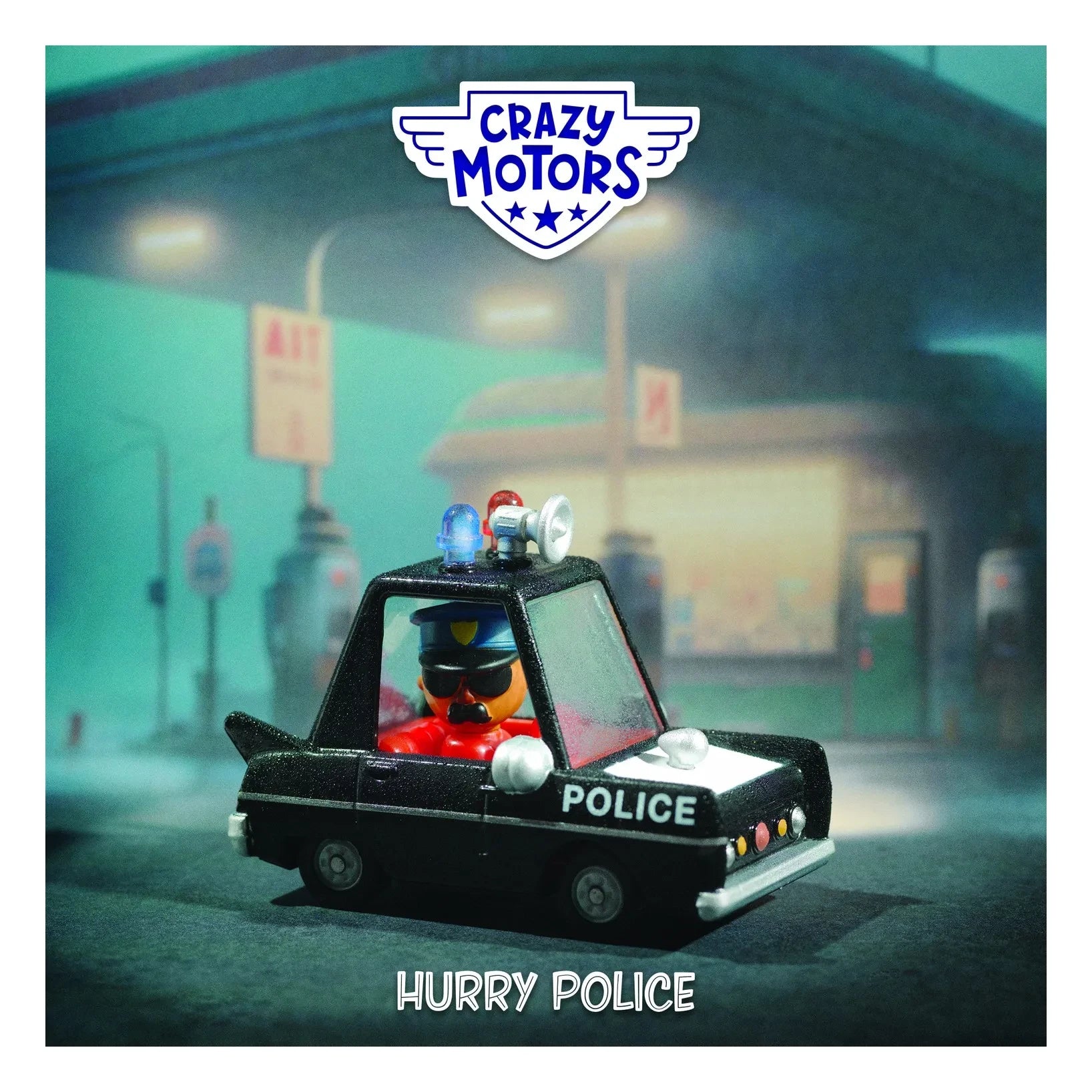 Djeco - Crazy Motors - Acele Polis Arabası